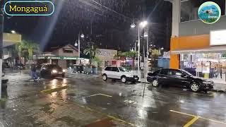 Veja como está o centro de Mongaguá SP,ainda a chuva não parou 26/12/2024