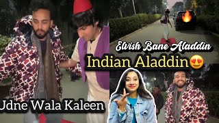 Reaction On: I Met Indian Aladdin😍Pooja Mandavya #elvisharmy #systummm #elvishyadav #poojamandavya