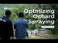 Optimizing Orchard Spraying with Drones