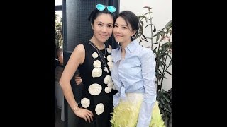 蘇芒爆照與38歲高圓圓合照兩位女神拼顔值, 而高圓圓裙子好特別