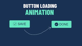 Button Loading Animation on click using HTML, CSS JavaScript 2024