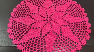 Centro de mesa a crochet paso a paso 🧶