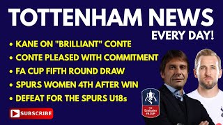 TOTTENHAM NEWS: Conte Pleased With Commitment, Middlesborough Up Next, Kane: "Conte is Brilliant"