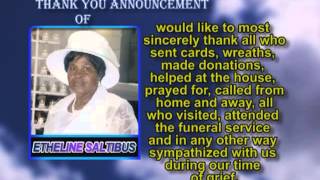 Etheline Saltibus Thank you