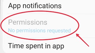 No Permissions Requested Showing Problem Solve in Android