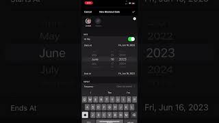 Adding Blockout Dates using the Planning Center App