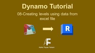 08-Dynamo tutorial: Creating levels using data from excel