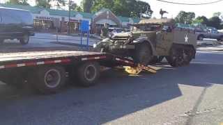 tank loading half track