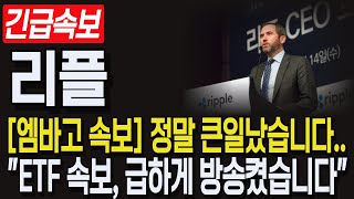 [리플 XRP] 긴급속보! 정말 큰일났습니다..! \