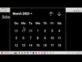 HTML5 - 38 - The date, time, and datetime local input Types