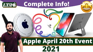 Apple April 2021 Event | iPad Pro | AirTags | iMac | Apple Tv