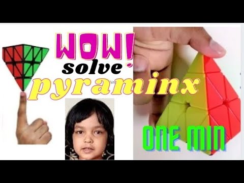 How To Solve Pyraminx Easiest Way To Solve Pyraminx Cube Youtube