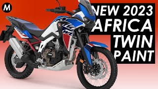 New 2023 Honda Africa Twin CRF1100L Colours Announced! (\u0026 DCT Sales Figures)