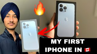 My First IPhone In Canada 🇨🇦 | Buy New IPhone In Canada | Price ? iPhone Unboxing | Simrat Canada