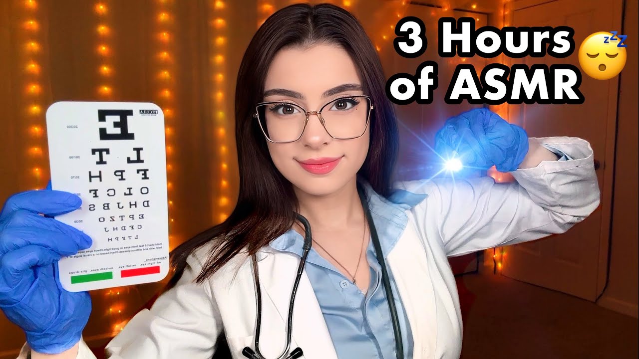 Asmr 3 Hours Of Cranial Nerve Exam For Sleep рџ Medical Roleplay Ear