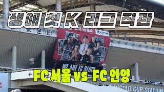 [생애 첫 K리그 직관] FC 서울 vs FC 안양 #FC서울 #FC안양 #축구직관