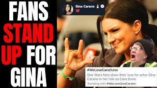 Star Wars Fans STAND UP For Gina Carano With #WeLoveCaraDune | The Haters Are Mad!