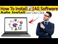 How to install PC all software in one click | Install Multiple Software In One Click