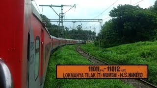 11011 Mumbai LTT - Nanded Express | LHB Rake - AC 3-Tier | Mumbai LTT to Pune Junction