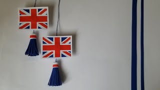 Paper Tassels #king #coronation | platinum Jubilee celebration | Union Jack Flag Tassels Craft ideas