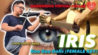 IRIS Female Key Goo Goo Dolls instrumental guitar karaoke cover with lyrics