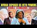 AFRICA UNITED STATES UN VETO POWER DOUBLE STANDARD EXPOSED AS AFRICA DEMAND UN SEAT AFCFTA NEW YORK