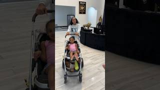 Dad catches mom pushing Londyn and Mj in a stroller #shorts