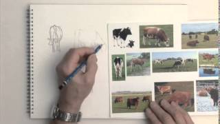 Acrylic Figures Lesson - Cattle