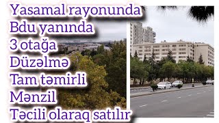 Yasamal rayonunda 3 otağa düzəlmə mənzil təcili olaraq satılır @EmlakciNomre1