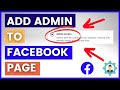 How To Add An Admin to Facebook Page? [in 2025]