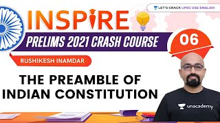 Inspire | UPSC CSE/IAS Prelims 2021 | The Preamble of Indian Constitution | Rushikesh Inamdar