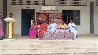 Arcot sri Mahalakshmi womens college / School of Nursing, pongal celebration program welcome speech