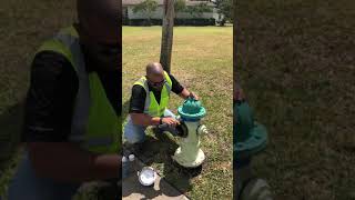 How to clean, lubricate and maintain a Fire Hydrant's nozzle and cap threads