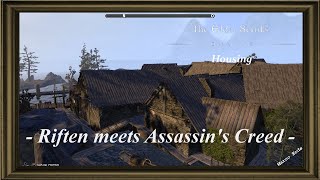 ESO Housing: Riften meet´s Assassin´s Creed [Forgemaster Falls, Custom build]