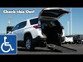 Mobility Capable SUV? Check out this 2019 Chevrolet Traverse - Haul Up To Two Wheelchairs!