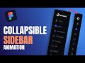 Create Collapsible SideBar Menu in Figma | Figma Tutorial