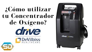 Cómo utilizar tu Concentrador de Oxígeno Drive DeVilbiss