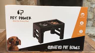 PET POWER Elevated Pet Bowls