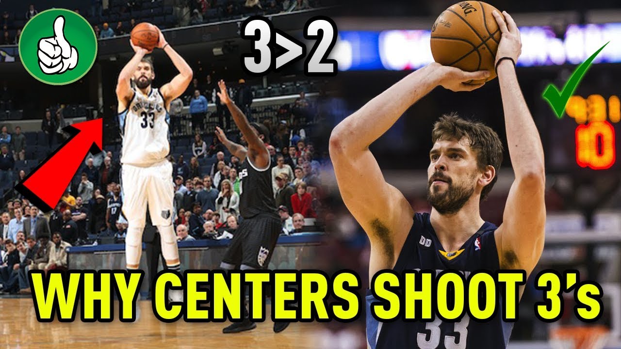 Why Nba Centers Are Shooting More 3 Pointers Than Ever Before Youtube
