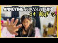 Annoying KONAH for 24 HOURS *napikon* 🤦🏻‍♀️🤣 | Meldhen Vlogs