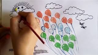 How To Draw Republic Day Celebrations Colorful Poster Step By Step