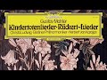 gustav mahler kindertotenlieder