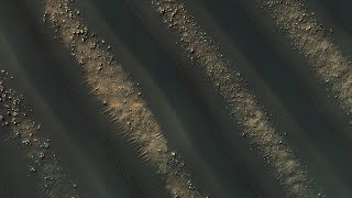 Dunes in a crater, Noachis Terra, Mars (4K UHD)