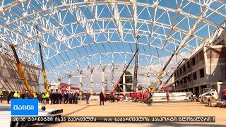 სპორტული კომპლექსის მშენებლობის პროცესს პრემიერი გაეცნო