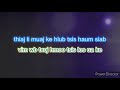 Tsis Vim Leej Twg ( Karaoke) X2V Band 2nd Version