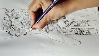 New pencil mehndi design I simple and beautiful stylish Arabic mehandi design l latest mehndi design