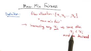 Max Min Fairness