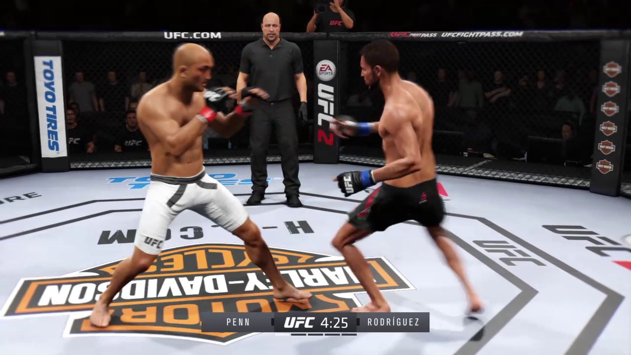 EA UFC 2 Yair Rodríguez Vs B.J. Penn (2 Finishes In One Fight) - YouTube