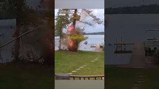 Watch a Tree Get Blasted by Lightning, Catch on Fire!