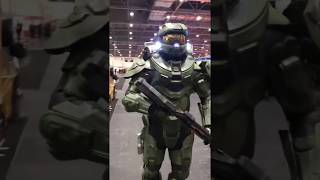 Master Chief Cosplay at London Comic Con from Iconic Heroes Costumes.